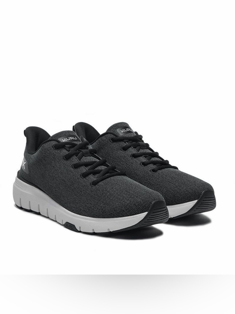 Men’s Kuru Flex Via Sneakers in Jet Black Bright White Size 13.5 Wide